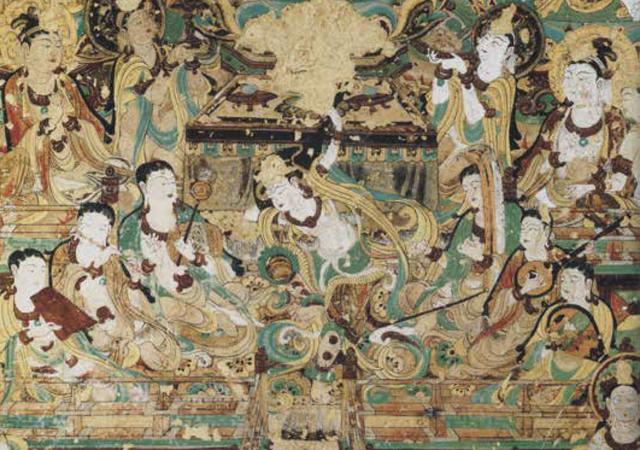敦煌壁畫里的“燕樂”，曾處于世界藝術(shù)之巔
