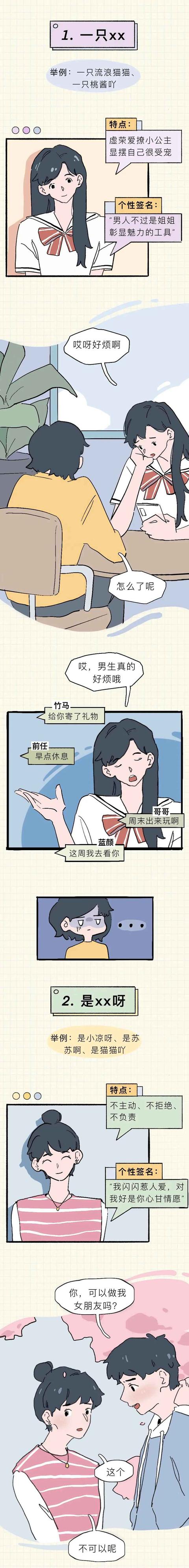 高段位渣女喜歡用的7個(gè)微信昵稱，你身邊有嗎？（漫畫）
