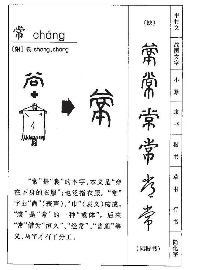 漢字學習第3講，常——個人改命系列