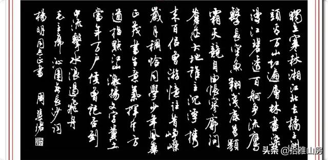 書法大師沈伊默的女弟子，書法寫得比男人還男人，早期書法驚艷