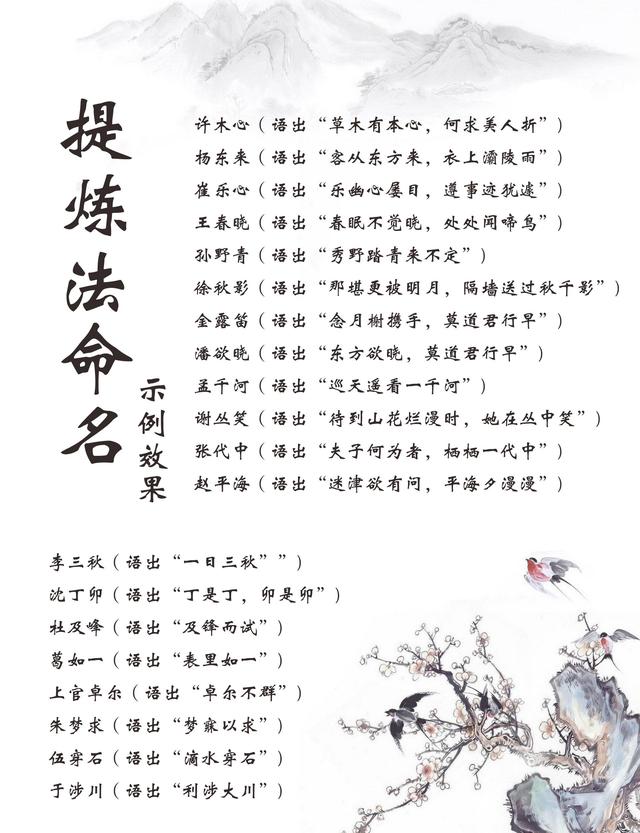 細述起名字的藝術，以及起名字時要注意的地方