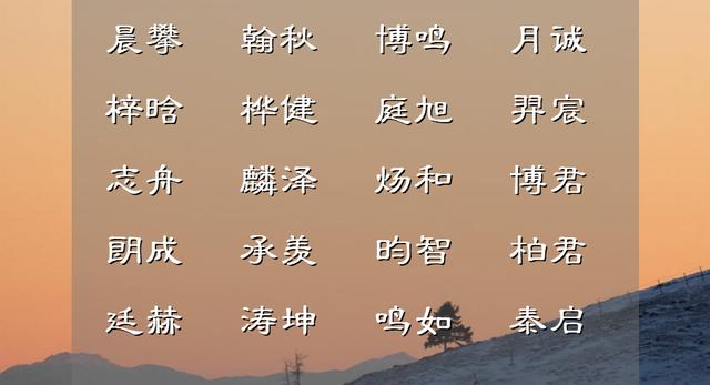 詩經(jīng)男孩取名字寓意好的字？詩經(jīng)適合男孩名字的字！