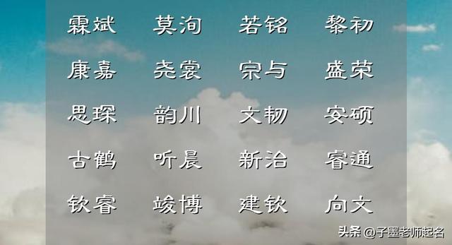 李姓男孩起名,李姓男孩起名字好寓意的字？